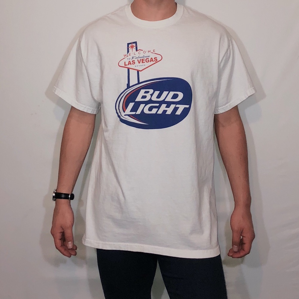 Bud Light Cotton Tee - Picture 1 of 1